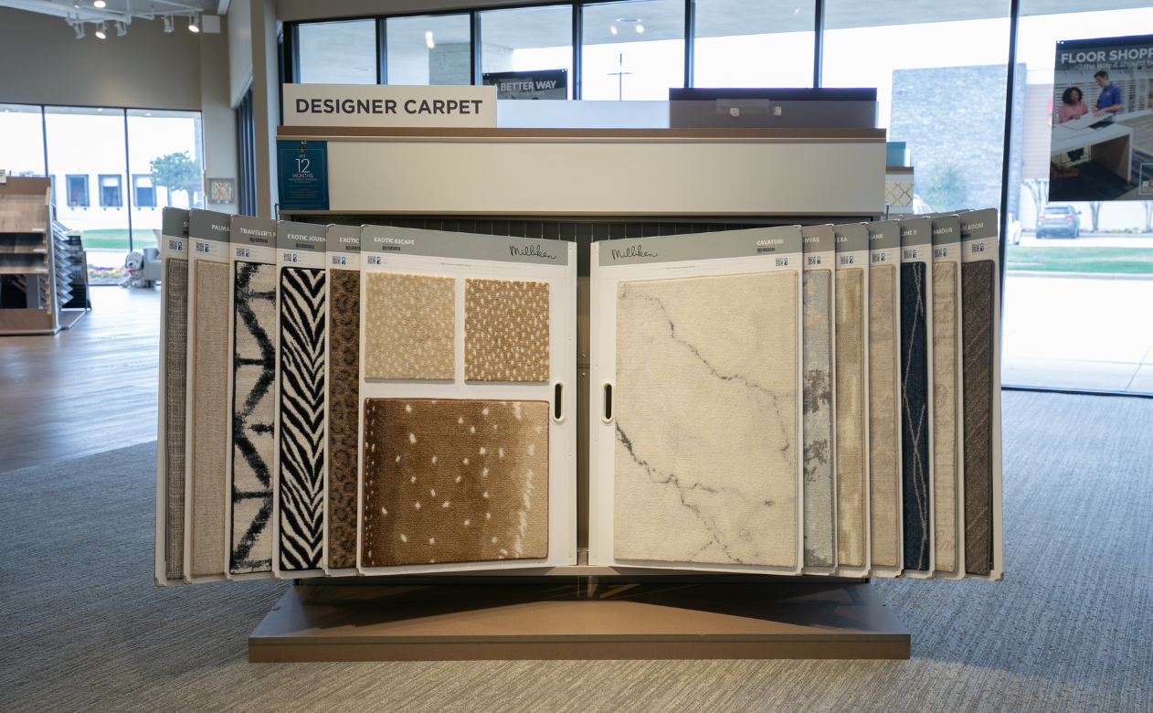 Designer Carpet Display 