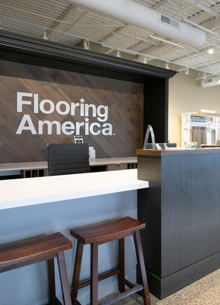Flooring America OKC Welcome Desk