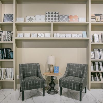 Flooring America tile selection in our OKC showroom